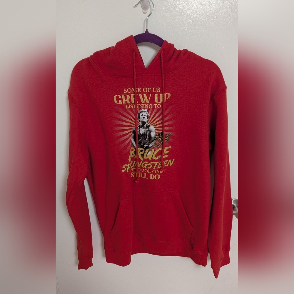 Brand New Fleece Bruce Springsteen Hoodie - Size Medium